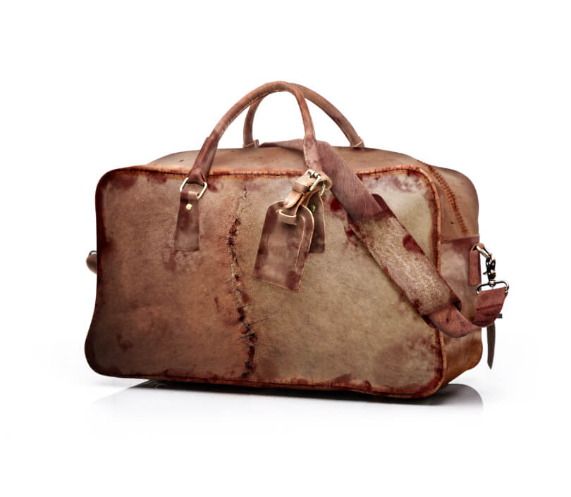 Dwayne Weekender Bag Handcrafted Human Leather Urban Outraged